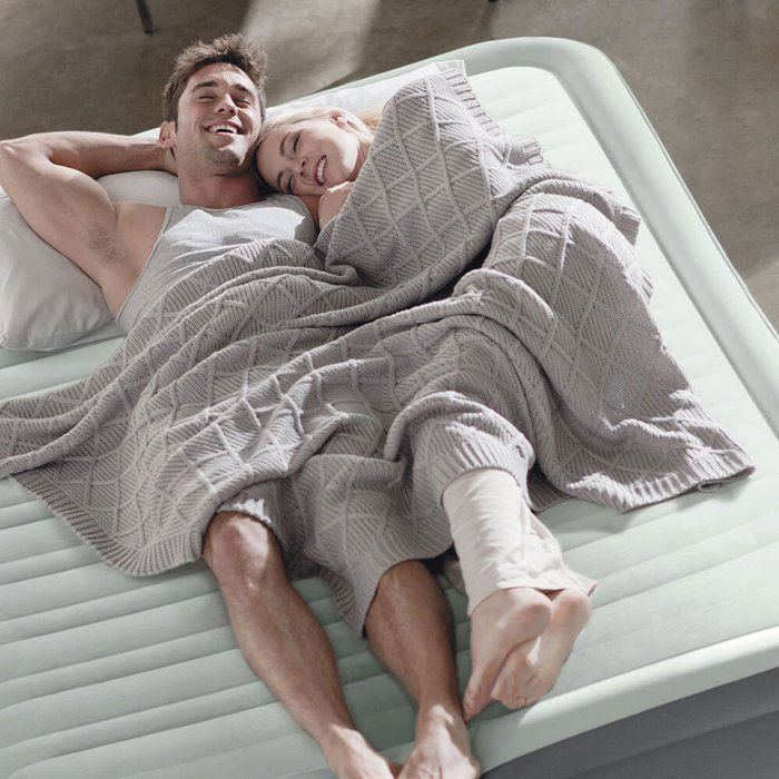 INTEX Inflatable Mattress - 64906ND - PremAire Large - 2.03 x 1.52 x 0.46 m - 2 people - Indoor - Built-in electric pump
