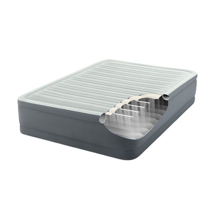INTEX Inflatable Mattress - 64906ND - PremAire Large - 2.03 x 1.52 x 0.46 m - 2 people - Indoor - Built-in electric pump