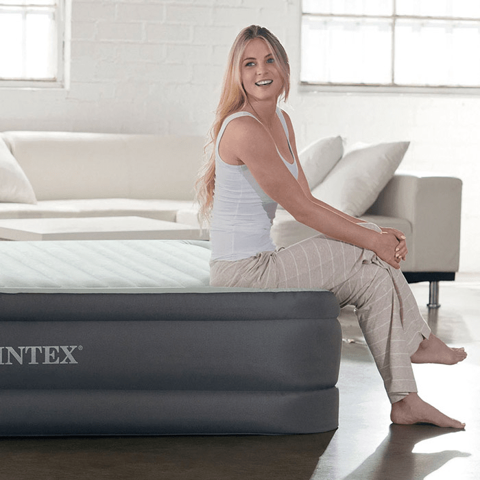 INTEX Inflatable Mattress - 64906ND - PremAire Large - 2.03 x 1.52 x 0.46 m - 2 people - Indoor - Built-in electric pump