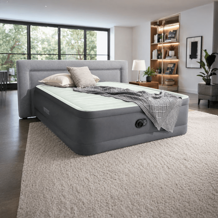 INTEX Inflatable Mattress - 64906ND - PremAire Large - 2.03 x 1.52 x 0.46 m - 2 people - Indoor - Built-in electric pump