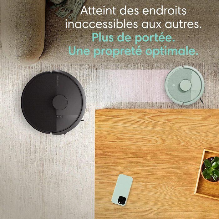 iRobot Roomba Mini Green - Robot Vacuum and Mop + AutoEmpty Docking Station - 7,000 Pa - 2.5 L Dust Bag (Docking Station)