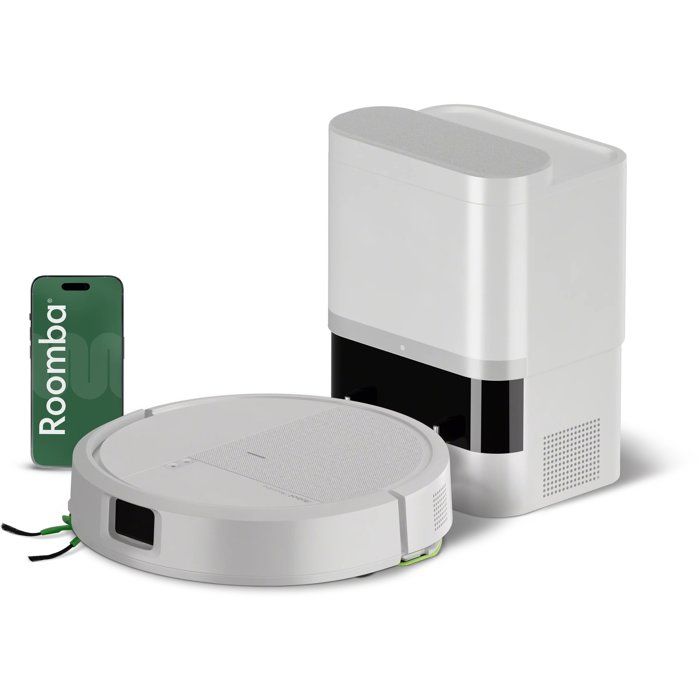 iRobot ROOMBA 115AE - Robot Vacuum and Mop with Auto-Empty Docking Station - 15,000 Pa - 240 ml - White