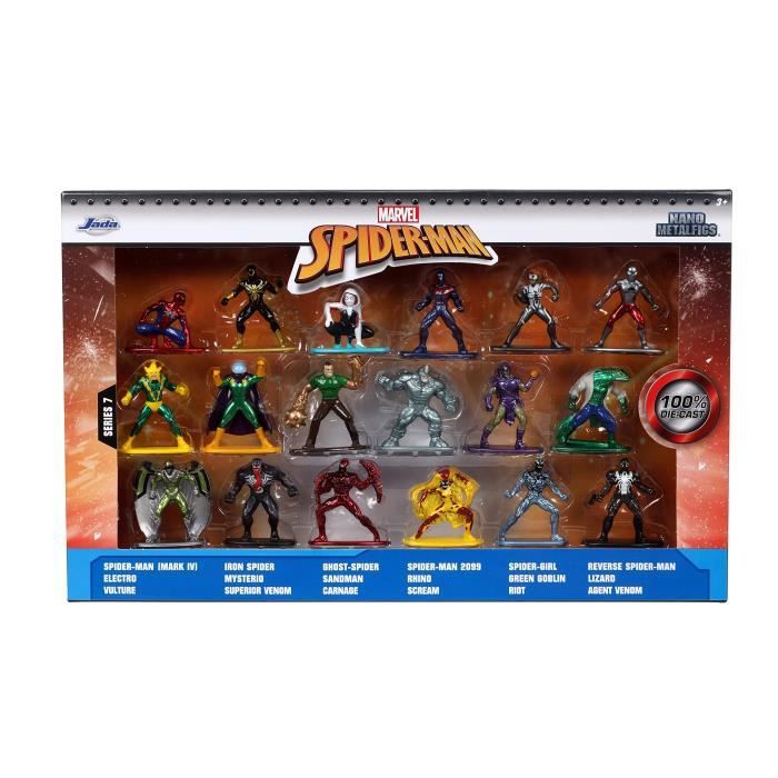Spiderman box set - SIMBA.DICKIE.GROUP - 18 4cm metal figurines - Multicolor - White - Child