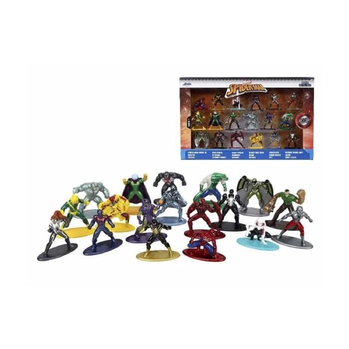 Spiderman box set - SIMBA.DICKIE.GROUP - 18 4cm metal figurines - Multicolor - White - Child
