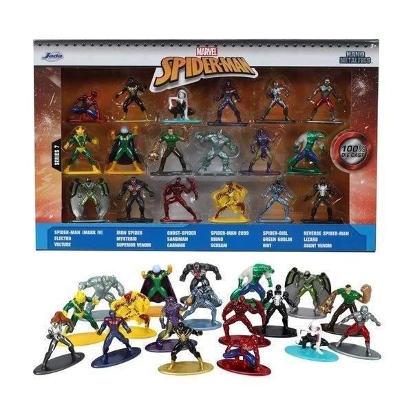 Spiderman box set - SIMBA.DICKIE.GROUP - 18 4cm metal figurines - Multicolor - White - Child