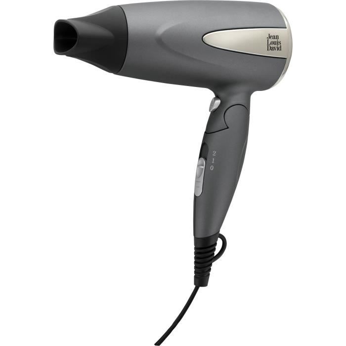 Hair dryer - JEAN LOUIS DAVID - JLD SC VOYAGE - 2 speeds - DC motor - 1600 W
