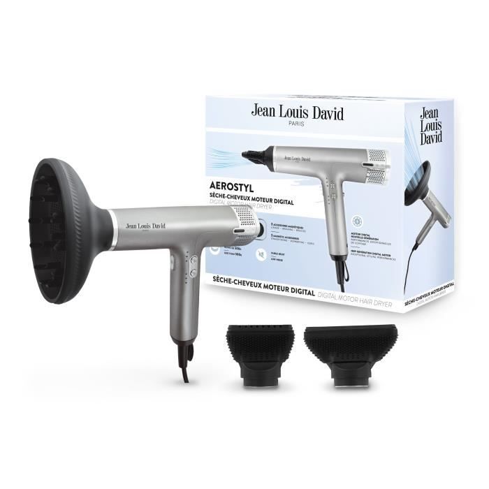 Hair dryer - JEAN LOUIS DAVID - JLD AEROSTYL - DC motor - 1700 W