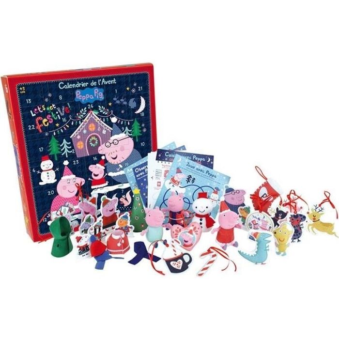 Front calendar 36 pieces - PEPPA PIG - JEMINI - 36 x 39.5 cm