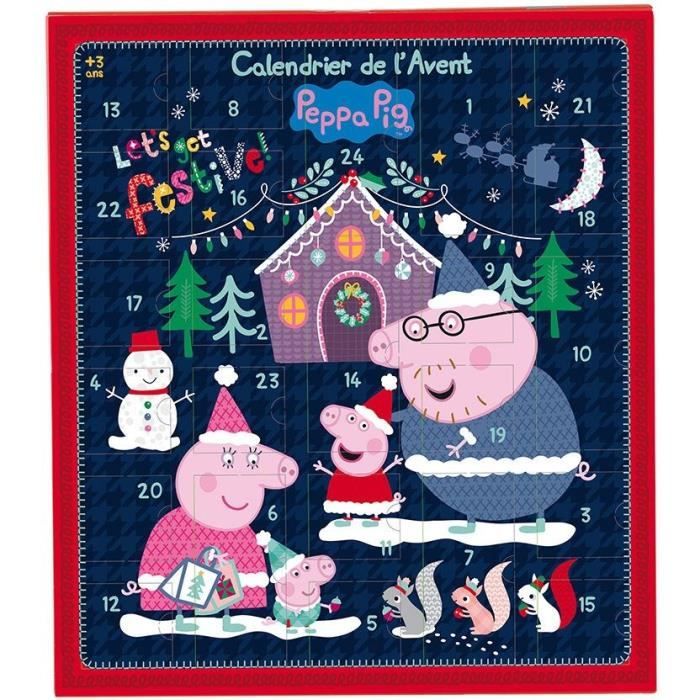 Front calendar 36 pieces - PEPPA PIG - JEMINI - 36 x 39.5 cm