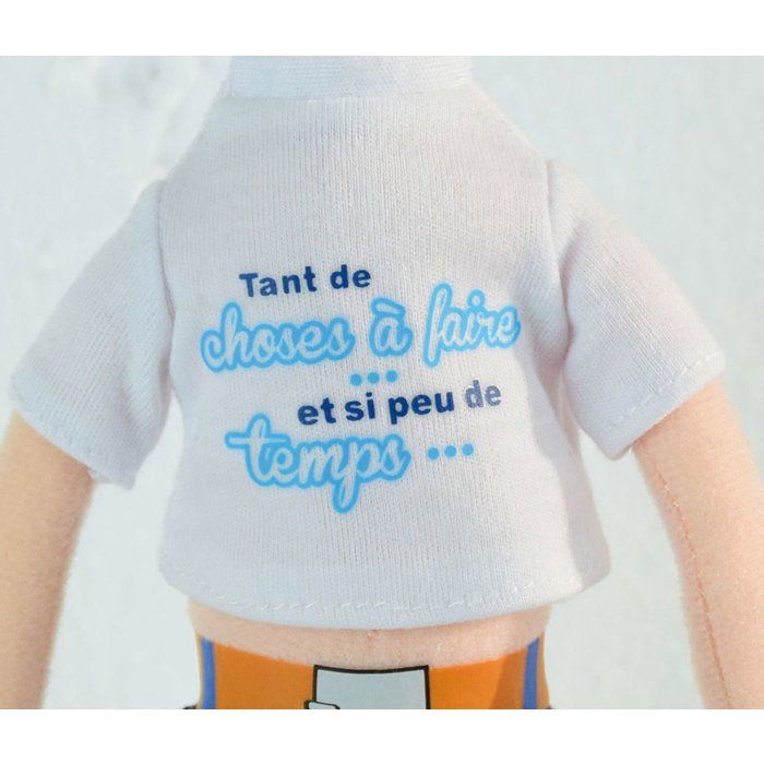 Gaston Lagaffe Plush Toy - Set of 3 - Messages - 30 cm - JEMINI