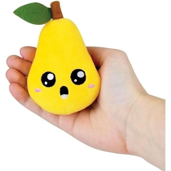 Set of 18 surprise bags - JEMINI - Surprise Market - Fruit or vegetable plush +/- 10 cm, stickers and memo cards