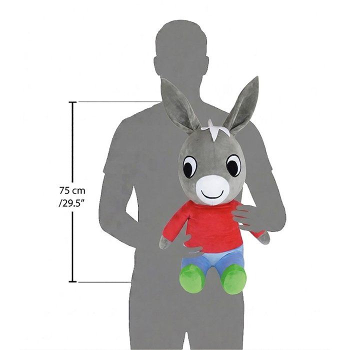 XXL Giant Plush Toy - Trotro - JEMINI - 65 cm - Large Size - Machine Washable