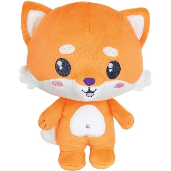 Natural luminous plush toy - JEMINI - Luminou fox mini mim's - Works without battery - +/- 15 cm
