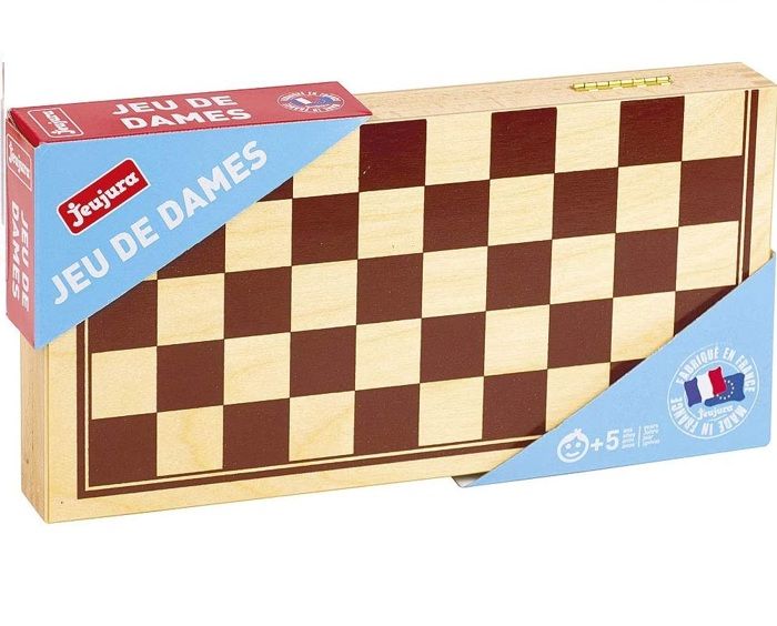 JEUJURA Checkers - Folding Gift Set