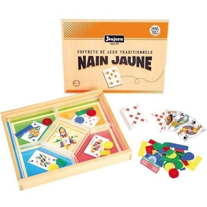 JEUJURA Game of the yellow dwarf - Wooden box
