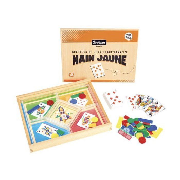 JEUJURA Game of the yellow dwarf - Wooden box