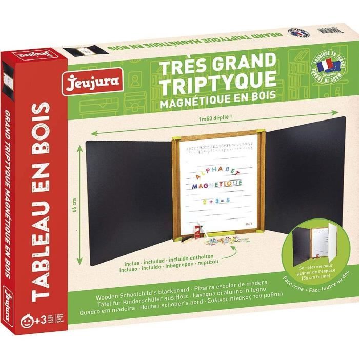 JEUJURA Large wooden triptych - Magnetic