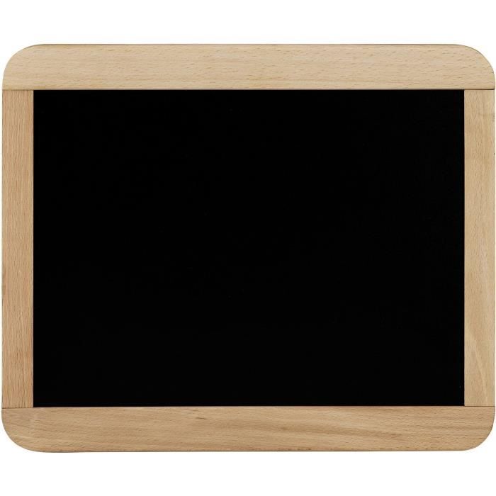 Wooden school slate - JEUJURA - Double-sided magnetic: chalk and erasable felt-tip pen