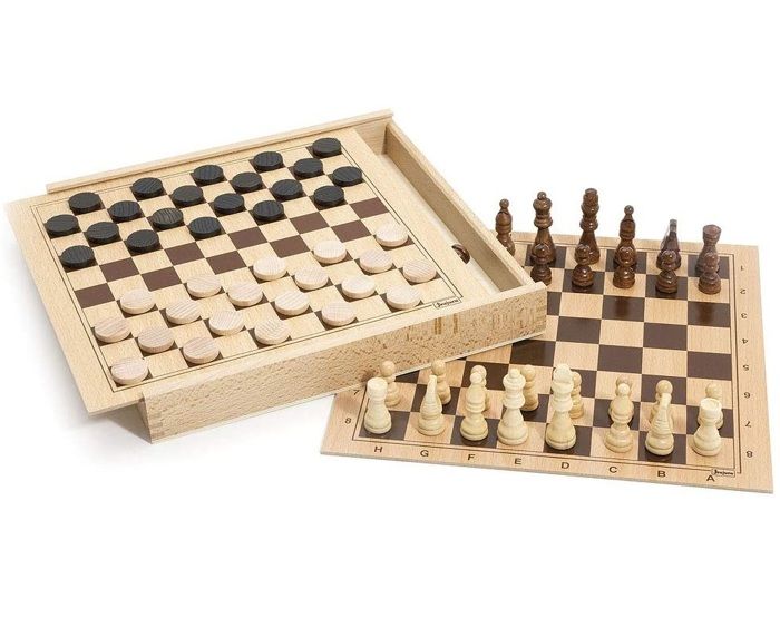 Checkers and Chess Box