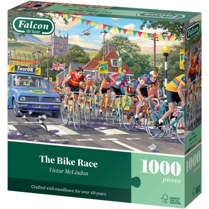 Puzzle - JUMBO - FALCON - The bike race - 1000 pieces - Des 12 ans