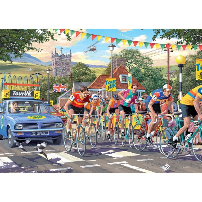 Puzzle - JUMBO - FALCON - The bike race - 1000 pieces - Des 12 ans