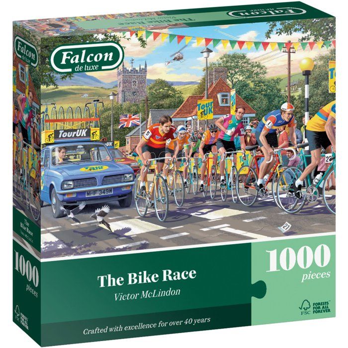 Puzzle - JUMBO - FALCON - The bike race - 1000 pieces - Des 12 ans