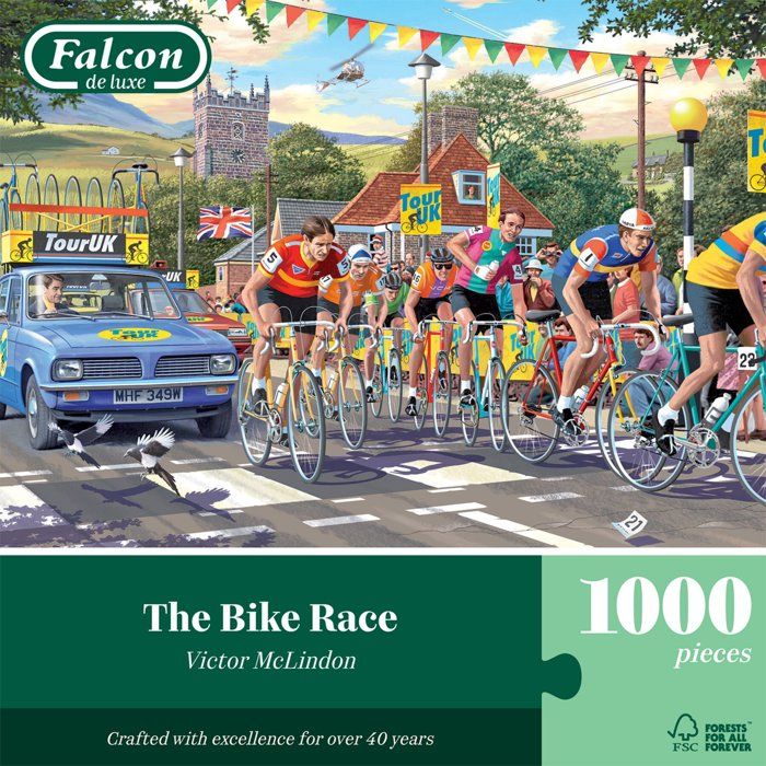 Puzzle - JUMBO - FALCON - The bike race - 1000 pieces - Des 12 ans