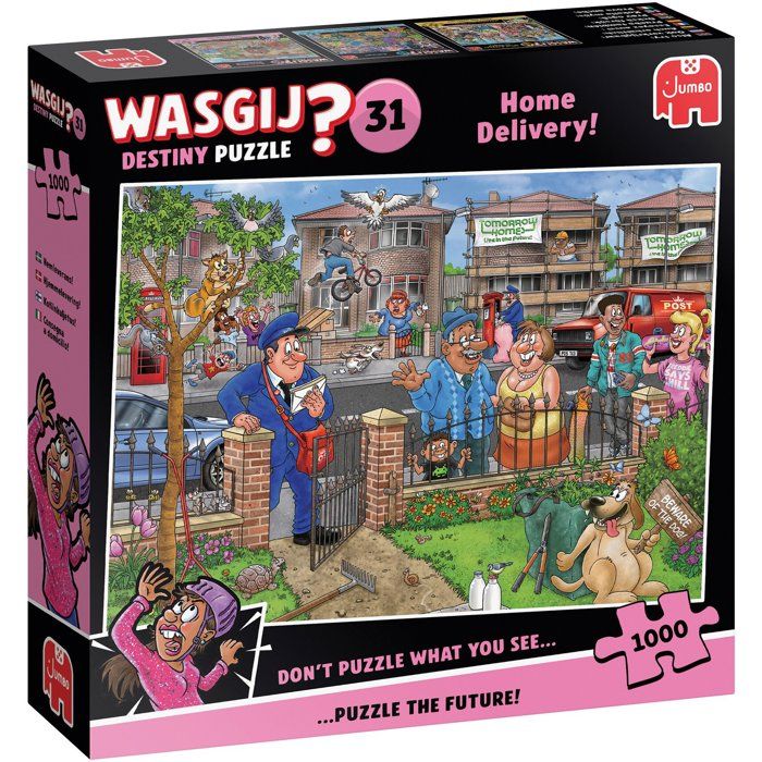 Puzzle - JUMBO - WASGIJ DESTINY 31 - Home Delivery! - 1,000 pieces - Ages 12 and up