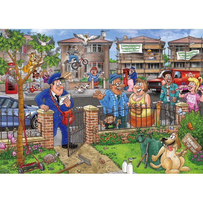 Puzzle - JUMBO - WASGIJ DESTINY 31 - Home Delivery! - 1,000 pieces - Ages 12 and up