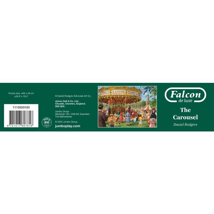 Puzzle - JUMBO - FALCON - The carousel - 1000 pieces - Des 12 ans
