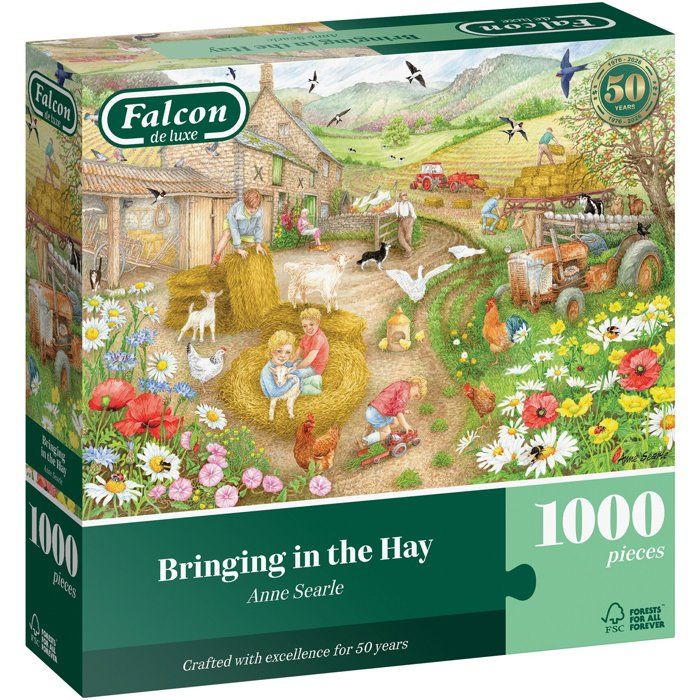 Puzzle - JUMBO - FALCON - Bringing in the Hay - 1000 pieces - Des 12 ans