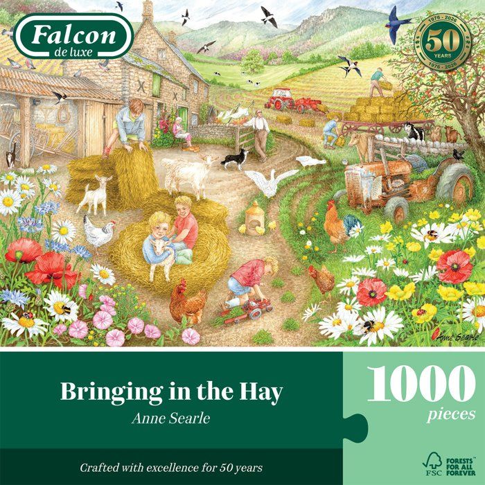 Puzzle - JUMBO - FALCON - Bringing in the Hay - 1000 pieces - Des 12 ans