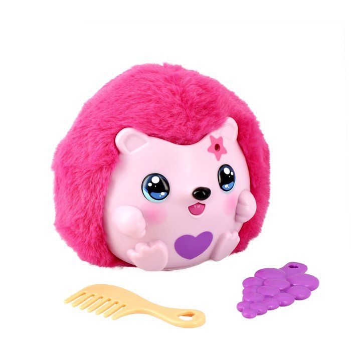 Funtasy Family - Interactive Plush Toy - JUMBO - Kiss Meez Hedgehog - Ages 3 and up