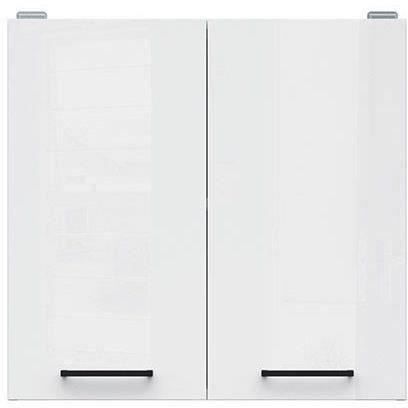 Junona High furniture 60 cm - 2 doors - shiny white