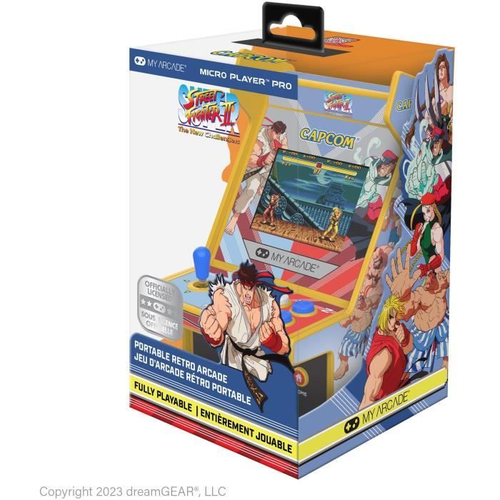 Micro Player PRO - Super Street Fighter II - Retrogaming game - 7cm High Resolution Screen