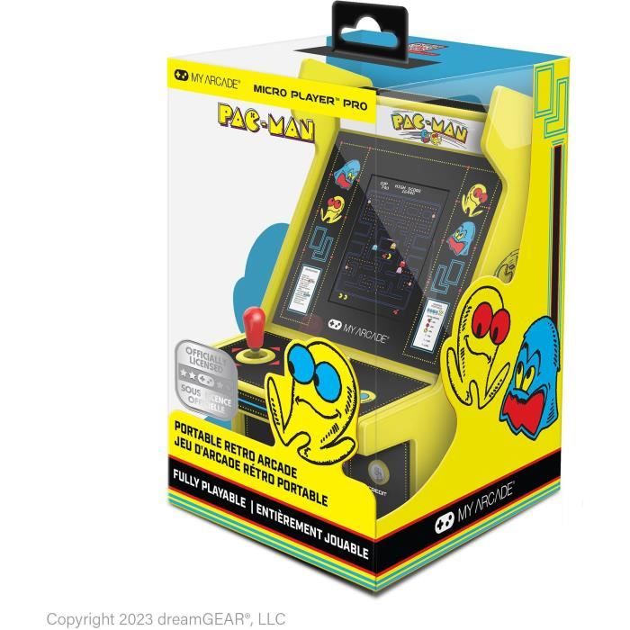 Micro Player PRO - Pac-Man - Retrogaming game - 7cm High Resolution Screen