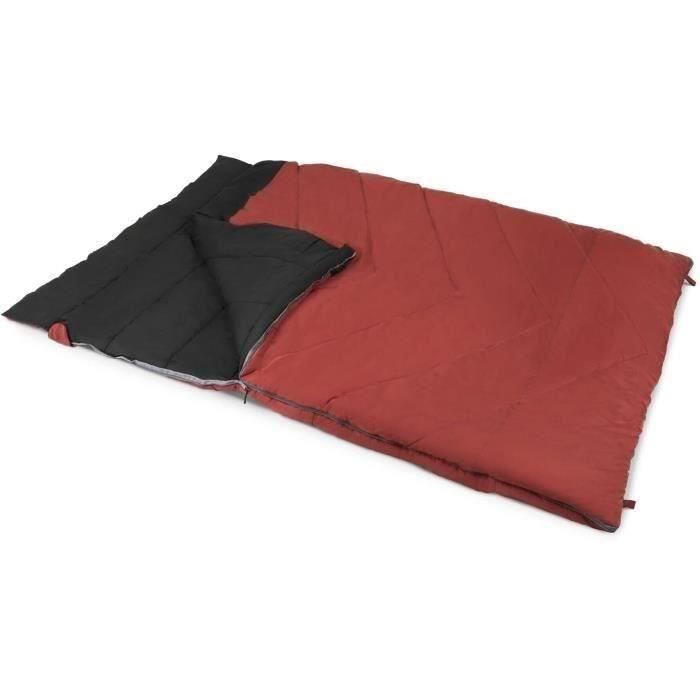 Sleeping bag - KAMPA - Lucerne 8 - 2 people - 2.25 mx 1.5 m - Red