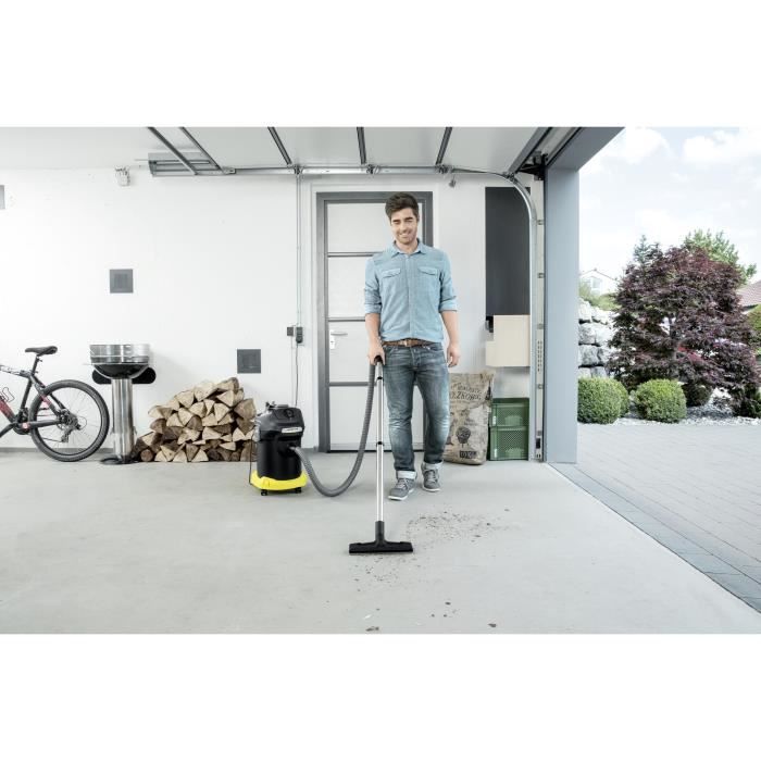 Karcher AD 4 Premium Ash and Push vacuum cleaner - Metal tank 17 L - 600W
