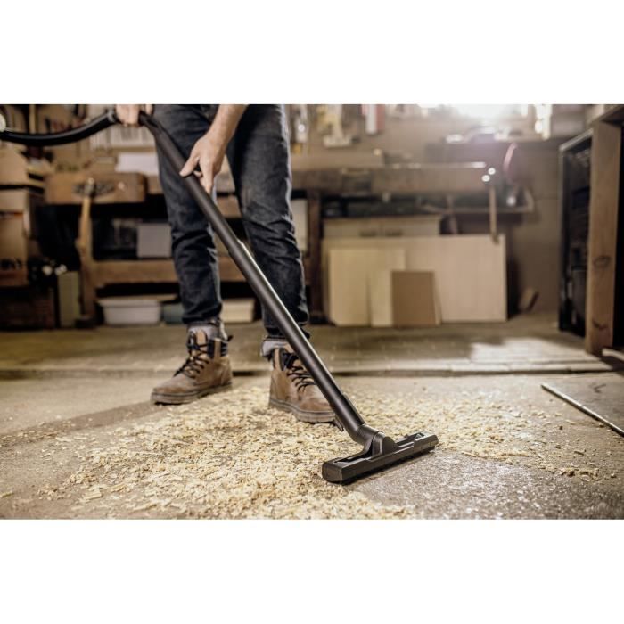 Karcher WD 3 S V -19/4/20 pushing vacuum cleaner - stainless steel tank 19 L - 1000W (blower function)