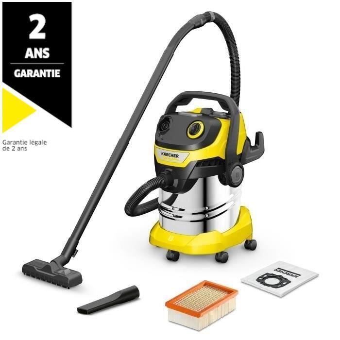 Water and dust vacuum cleaner Karcher WD 5 S V -30/5/22 - Stainless steel tank - 1100W (blower function)