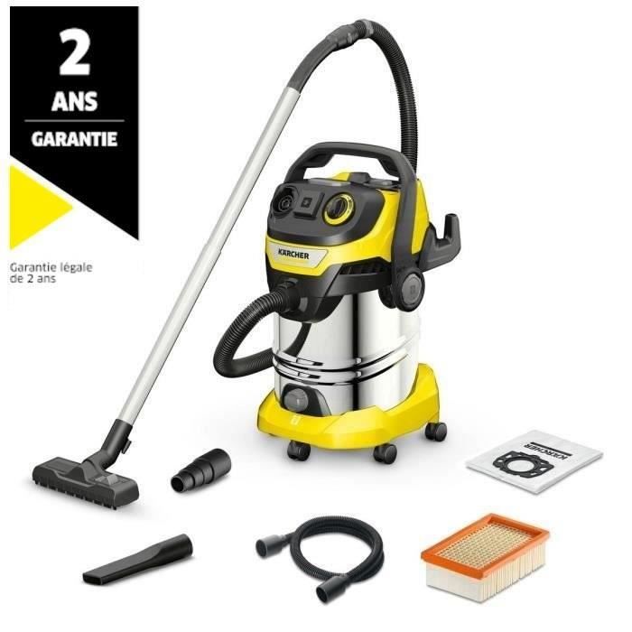 Karcher WD 6 P S V -30/6/22/T Poussie Karcher vacuum cleaner - stainless steel tank 30 L - 1300W (electroportative socket and blower function)