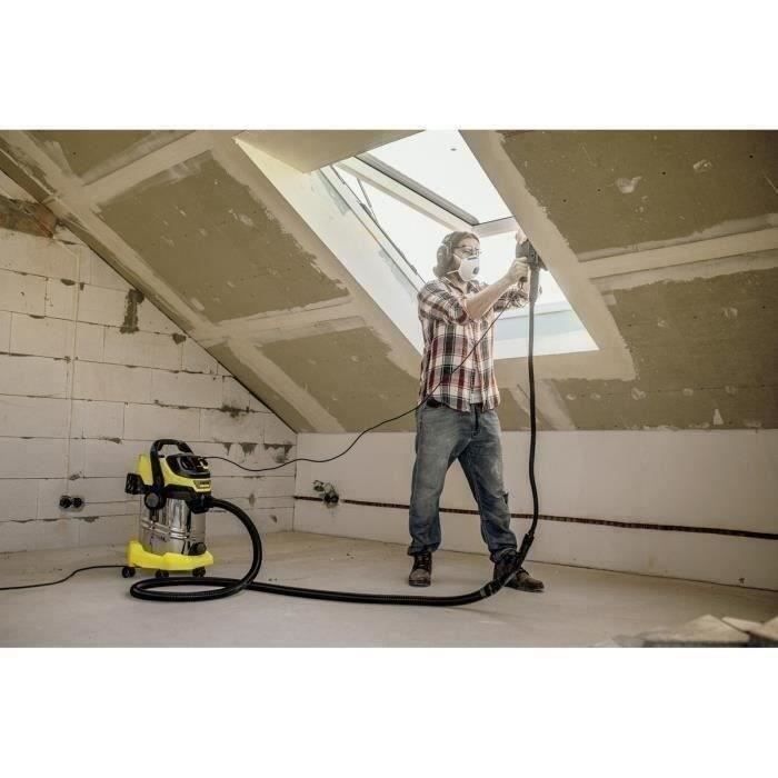 Karcher WD 6 P S V -30/6/22/T Poussie Karcher vacuum cleaner - stainless steel tank 30 L - 1300W (electroportative socket and blower function)