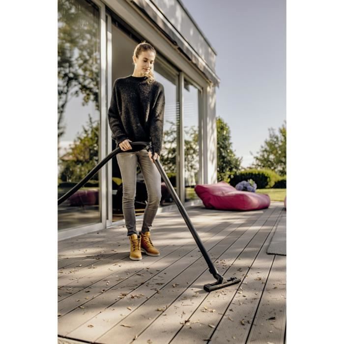 Wet and dry vacuum cleaner KARCHER WD 2 Plus V-15/4/18 C - Polypropylene tank 15 L - 1000W (Blower function)