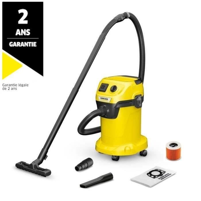 Water and dust vacuum cleaner Karcher WD 3 P V -19/4/20 - Polypropylene 19 L - 1000W tank (electroportive intake)