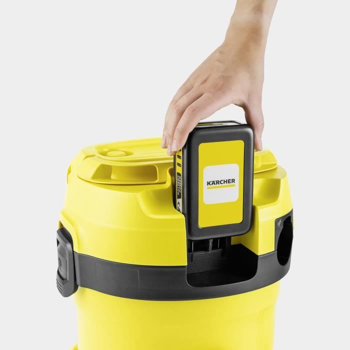 Water and wireless dust vacuum cleaner WD 2-18 V-13/18 (without battery) Karcher