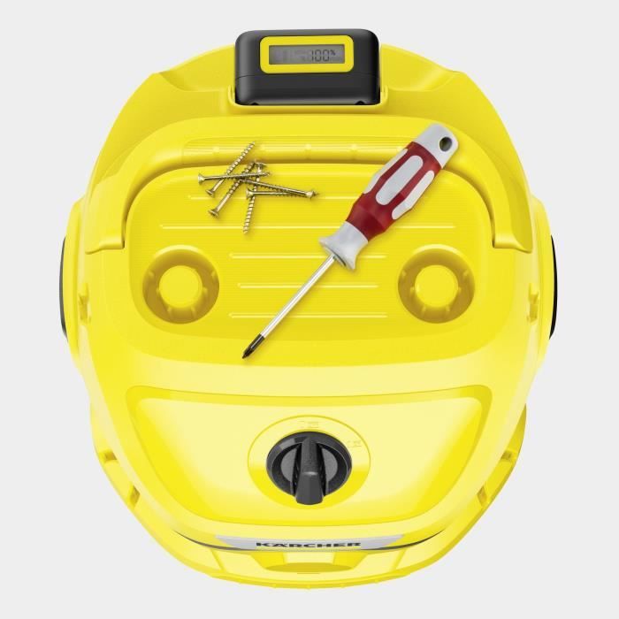 Water and wireless dust vacuum cleaner WD 2-18 V-13/18 (without battery) Karcher