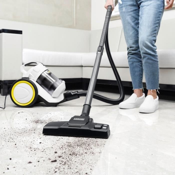 NEW KARCHER VC 3 - Multicyclonic bagless canister vacuum cleaner - 700 W - HEPA 13 filter - silent - 1.5 m suction hose
