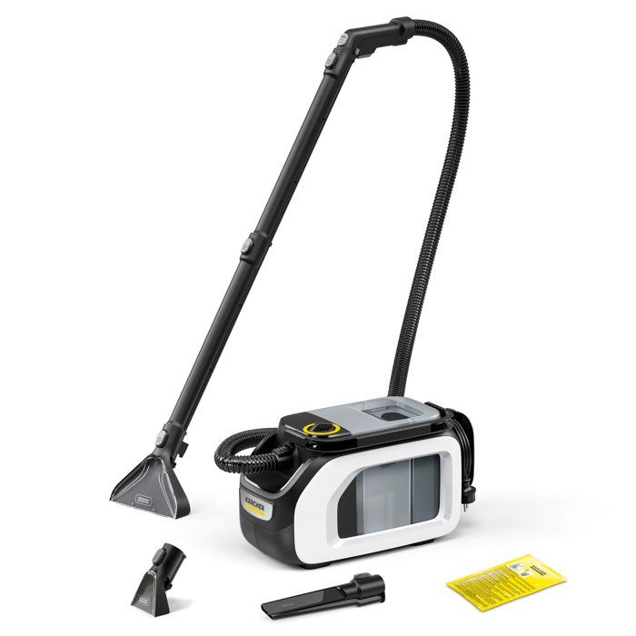 Karcher SE 3 Compact Stain Remover - Deep Cleaning - 500W - 1.7L Tank - Accessories Included