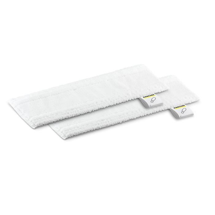 KARCHER - Kit of 2 delicate surface mops for floor nozzle - EasyFix compatible (SC 1, SC 2, SC 3, SC 4, SC 5)