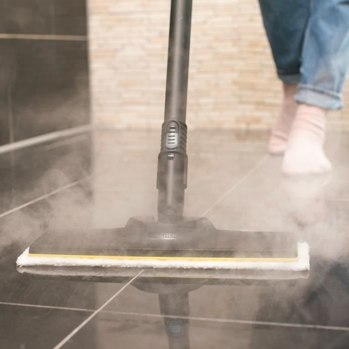 KARCHER - Kit of 3 mops (soft, abrasive and very abrasive) for floor nozzle - Compatible with Easy Fix steam cleaner range